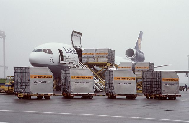 Lufthansa Cargo plane 
